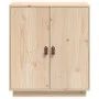 Aparador de madera maciza de pino 65,5x40x75 cm de , Aparadores - Ref: Foro24-820117, Precio: 121,61 €, Descuento: %