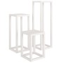 Set de bar 3 piezas madera maciza de pino blanco de , Soportes para macetas - Ref: Foro24-822268, Precio: 109,09 €, Descuento: %