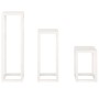 Set de bar 3 piezas madera maciza de pino blanco de , Soportes para macetas - Ref: Foro24-822268, Precio: 109,09 €, Descuento: %