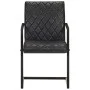 Cantilever dining chairs 6 units black genuine leather by , dining chairs - Ref: Foro24-3057795, Price: 865,48 €, Discount: %
