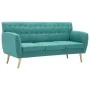 3-seater sofa upholstered in green fabric 172x70x82 cm by vidaXL, Sofas - Ref: Foro24-247128, Price: 426,20 €, Discount: %