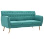 Sofá de 3 plazas tapizado de tela verde 172x70x82 cm de vidaXL, Sofás - Ref: Foro24-247128, Precio: 304,36 €