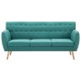 3-Sitzer-Sofa mit grünem Stoffbezug, 172 x 70 x 82 cm von vidaXL, Sofas - Ref: Foro24-247128, Preis: 433,64 €, Rabatt: %
