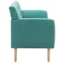 3-seater sofa upholstered in green fabric 172x70x82 cm by vidaXL, Sofas - Ref: Foro24-247128, Price: 426,20 €, Discount: %