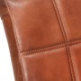 Sillas voladizas de comedor 2 unidades cuero auténtico marrón de , Sillas de comedor - Ref: Foro24-321851, Precio: 286,59 €, ...