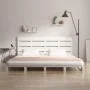 Estructura de cama madera maciza de pino blanco 120x200 cm de , Camas y somieres - Ref: Foro24-3120128, Precio: 194,27 €, Des...