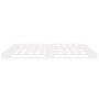 Estructura de cama madera maciza de pino blanco 120x200 cm de , Camas y somieres - Ref: Foro24-3120128, Precio: 196,61 €, Des...