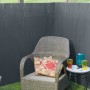 Nature Doppelseitiger Garten-Sichtschutzzaun PVC anthrazitgrau 1,5x3 m von , Zaunpaneele - Ref: Foro24-428522, Preis: 65,76 €...