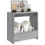Mesa auxiliar madera contrachapada gris Sonoma 50x26x50 cm de , Mesas auxiliares - Ref: Foro24-826630, Precio: 30,73 €, Descu...
