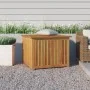 Garden storage box solid acacia wood 75x75x58 cm by , Outdoor storage boxes - Ref: Foro24-319706, Price: 144,26 €, Discount: %