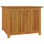 Garden storage box solid acacia wood 75x75x58 cm by , Outdoor storage boxes - Ref: Foro24-319706, Price: 144,26 €, Discount: %