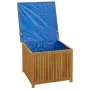 Garden storage box solid acacia wood 75x75x58 cm by , Outdoor storage boxes - Ref: Foro24-319706, Price: 144,26 €, Discount: %