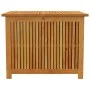 Garden storage box solid acacia wood 75x75x58 cm by , Outdoor storage boxes - Ref: Foro24-319706, Price: 144,26 €, Discount: %