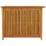 Garden storage box solid acacia wood 75x75x58 cm by , Outdoor storage boxes - Ref: Foro24-319706, Price: 144,26 €, Discount: %
