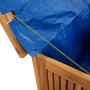 Garten-Aufbewahrungsbox aus massivem Akazienholz, 75 x 75 x 58 cm von , Aufbewahrungsboxen für den Außenbereich - Ref: Foro24...