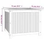 Garden storage box solid acacia wood 75x75x58 cm by , Outdoor storage boxes - Ref: Foro24-319706, Price: 144,26 €, Discount: %