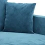 2 seater blue velvet sofa 140 cm by , Sofas - Ref: Foro24-359312, Price: 217,36 €, Discount: %