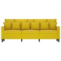 Sofá de 3 plazas terciopelo amarillo 180 cm de , Sofás - Ref: Foro24-359319, Precio: 257,28 €, Descuento: %