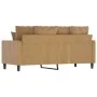 Braunes 2-Sitzer-Sofa aus Samt, 140 cm von , Sofas - Ref: Foro24-359310, Preis: 230,42 €, Rabatt: %
