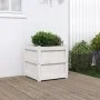 Solid white pine wood planter 50x50x50 cm by , Pots and planters - Ref: Foro24-837416, Price: 61,41 €, Discount: %