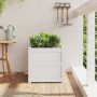 Jardinera madera maciza de pino blanco 50x50x50 cm de , Maceteros y jardineras - Ref: Foro24-837416, Precio: 62,15 €, Descuen...