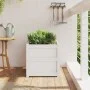 Solid white pine wood planter 50x50x50 cm by , Pots and planters - Ref: Foro24-837416, Price: 61,41 €, Discount: %