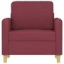Roter Stoffsessel 60 cm von , Sofas - Ref: Foro24-359468, Preis: 142,72 €, Rabatt: %
