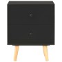 Nachttische 2 Stück massives Kiefernholz schwarz 40x30x50cm von vidaXL, Nachttische - Ref: Foro24-285225, Preis: 72,55 €, Rab...
