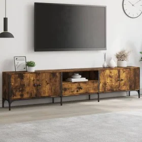 Mueble de TV cajón madera ingeniería roble ahumado 200x25x44 cm de , Muebles TV - Ref: Foro24-838990, Precio: 139,57 €, Descu...