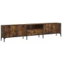 TV cabinet drawer engineered wood smoked oak 200x25x44 cm by , TV Furniture - Ref: Foro24-838990, Price: 139,57 €, Discount: %
