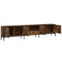 TV-Schrankschublade aus Holzwerkstoff, geräucherte Eiche, 200 x 25 x 44 cm von , TV-Möbel - Ref: Foro24-838990, Preis: 128,54...