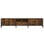 TV cabinet drawer engineered wood smoked oak 200x25x44 cm by , TV Furniture - Ref: Foro24-838990, Price: 139,57 €, Discount: %