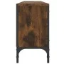 TV cabinet drawer engineered wood smoked oak 200x25x44 cm by , TV Furniture - Ref: Foro24-838990, Price: 139,57 €, Discount: %