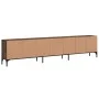 TV cabinet drawer engineered wood smoked oak 200x25x44 cm by , TV Furniture - Ref: Foro24-838990, Price: 139,57 €, Discount: %