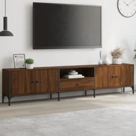 TV-Schrank mit Schubladen aus braunem Eichenholzwerkstoff, 200 x 25 x 44 cm von , TV-Möbel - Ref: Foro24-838992, Preis: 140,8...