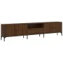Brown oak engineered wood drawer TV cabinet 200x25x44 cm by , TV Furniture - Ref: Foro24-838992, Price: 147,00 €, Discount: %