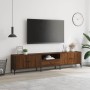 TV-Schrank mit Schubladen aus braunem Eichenholzwerkstoff, 200 x 25 x 44 cm von , TV-Möbel - Ref: Foro24-838992, Preis: 150,4...