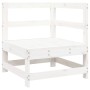 Gartensofa-Set 5-teilig aus massivem weißem Kiefernholz von , Gartensets - Ref: Foro24-3186523, Preis: 344,52 €, Rabatt: %