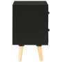 Nachttische 2 Stück massives Kiefernholz schwarz 40x30x50cm von vidaXL, Nachttische - Ref: Foro24-285225, Preis: 72,55 €, Rab...