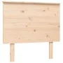 Single bed frame with solid wood headboard by , Beds and slatted bases - Ref: Foro24-3193361, Price: 88,94 €, Discount: %