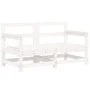 Gartenmöbel-Set 7-teilig aus massivem weißem Kiefernholz von , Gartensets - Ref: Foro24-3186418, Preis: 462,95 €, Rabatt: %