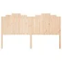 Bettkopfteil aus massivem Kiefernholz, 186 x 4 x 110 cm von , Kopf- und Fußteile - Ref: Foro24-818485, Preis: 81,71 €, Rabatt: %