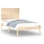 Solid wood bed frame 75x190 cm by , Beds and slatted bases - Ref: Foro24-3104763, Price: 83,74 €, Discount: %