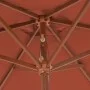 Garden umbrella with wooden pole 270 cm terracotta by vidaXL, Umbrellas - Ref: Foro24-44518, Price: 73,19 €, Discount: %