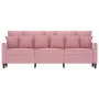 3-Sitzer-Sofa aus rosa Samt, 180 cm von , Sofas - Ref: Foro24-359316, Preis: 316,40 €, Rabatt: %