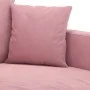 Sofá de 3 plazas terciopelo rosa 180 cm de , Sofás - Ref: Foro24-359316, Precio: 316,40 €, Descuento: %