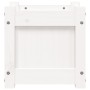Solid white pine wood planter 31x31x31 cm by , Pots and planters - Ref: Foro24-837396, Price: 31,79 €, Discount: %