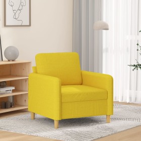 Hellgelber Stoffsessel 60 cm von , Sofas - Ref: Foro24-359467, Preis: 144,90 €, Rabatt: %