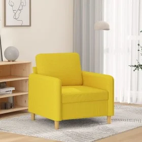 Light yellow fabric armchair 60 cm by , Sofas - Ref: Foro24-359467, Price: 142,72 €, Discount: %