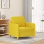 Sillón de tela amarillo claro 60 cm de , Sofás - Ref: Foro24-359467, Precio: 142,72 €, Descuento: %